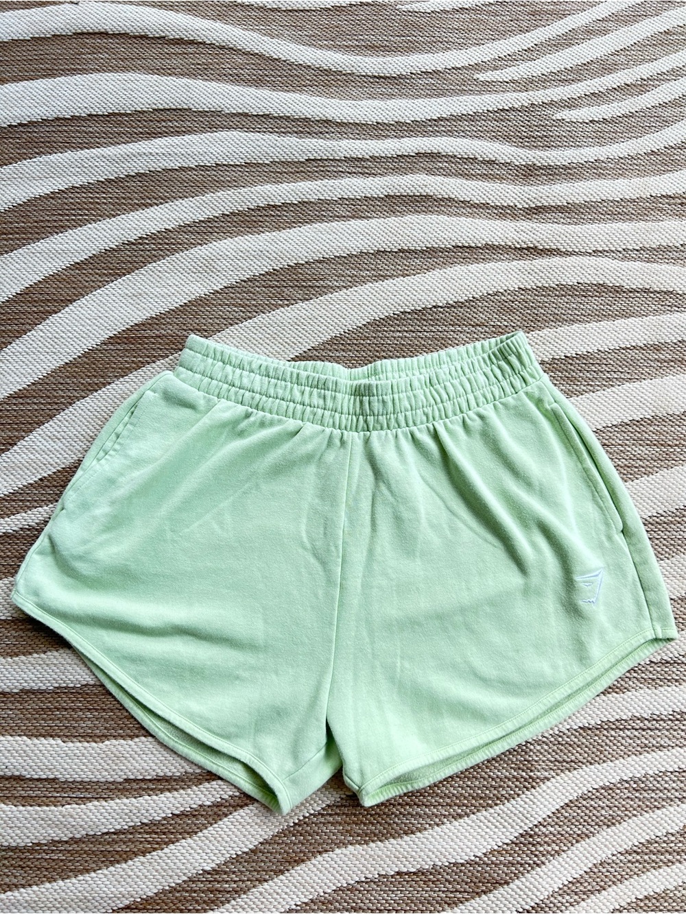 Gym Shark Lime Light Green Women's Lounge  Sweat Shorts - Medium - Picture 5 of 5